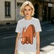 Olive Green T-Shirt With Cute Sleeping Red Panda Graphic