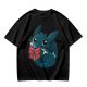 Olive T-Shirt With Cute Baby Dragon Reading Book Print