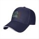 Black baseball cap with White Dragon neon style graphic print