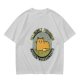 Olive T-Shirt With Silently Judging Loudly Correcting Cat Print