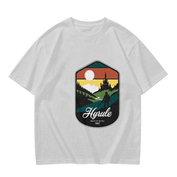 Hyrule Landscape Graphic Tee For Fans Of The Legend Of Zelda