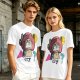 Olive T-shirt with Crying Tony Tony Chopper Graphic Print