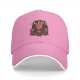 Black Baseball Cap With Praise The Slice Pizza Demon Graphic