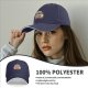 Black baseball cap with 'I was not built for anything before coffee' print