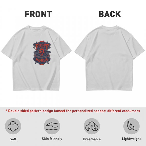 Olive Green Horde Themed Graphic T-Shirt For Fans