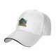 Black baseball cap with alien eating pizza and 'FOR PIZZA' text