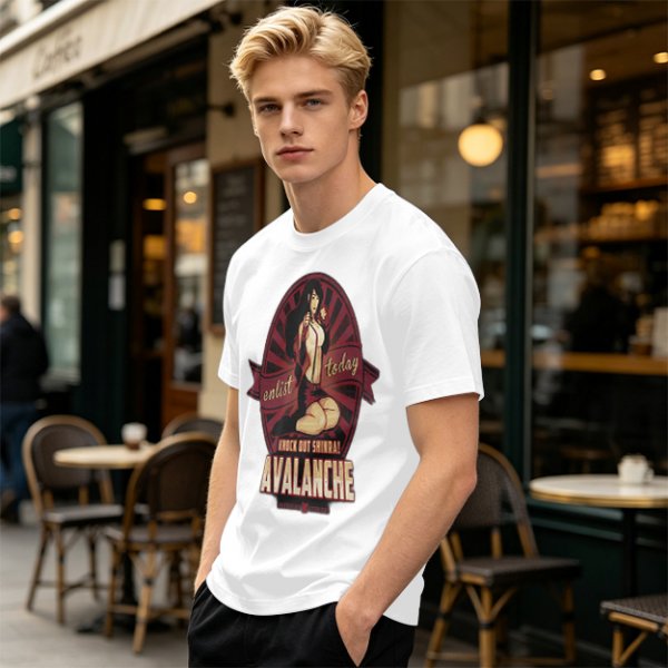 Avalanche Enlist Today Knock Out Shinra Graphic T-Shirt