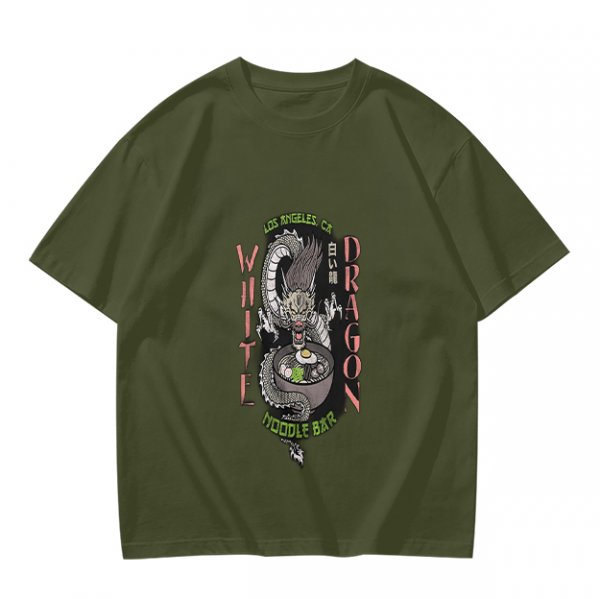 White Dragon Noodle Bar Los Angeles CA Graphic T-Shirt