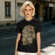 Olive Green T-Shirt With Detailed Monster Dragon Print
