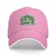 Black baseball cap with cosmic coffee alien girl graphic
