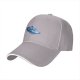 Black Baseball Cap With Blue Retro Car Graphic Print