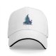 Black Baseball Cap With Decorated Christmas Tree Graphic