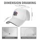 Black Baseball Cap With Cobra Puffs Graphic Print