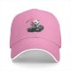 Black baseball cap with skeleton in coffin graphic