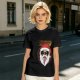Olive T-Shirt with Kriss Santa Rock Band Graphic Print