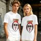 Olive T-Shirt with Kriss Santa Rock Band Graphic Print