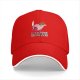 Black baseball cap with Kirby holding cake and knife, text 'Calm Down I'm Only Here For The Cake'