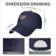 Black baseball cap with cute smiling watermelon and smile graphic