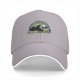 Black Baseball Cap With Sleeping Panda Graphic Design