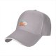 Black baseball cap with cute breakfast food character print