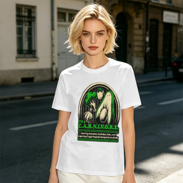 I'm a Carnivore Funny Vegetable Graphic T-Shirt