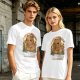 Olive t-shirt with cute capybara 'I'm capy-pletely fine' graphic