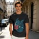 Olive T-Shirt With Cute Baby Dragon Reading Book Print
