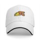 Black Baseball Cap With Pi Pie Lemon Graphic Design
