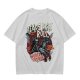 Olive graphic t-shirt featuring Headless Horseman 'Heads Will Roll World Tour' print