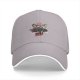Black baseball cap with horror cartoon graphic and 'Small Talk Does' text