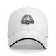 Black Baseball Cap With Sailor Cat Nautical Tattoo Art Print