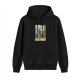 Black hoodie with Jason Voorhees stab stability graphic print