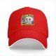 Black baseball cap with OMG Oh My Guac! sugar skull graphic