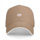 Black Baseball Cap With Small D20 Dice Graphic On Front
