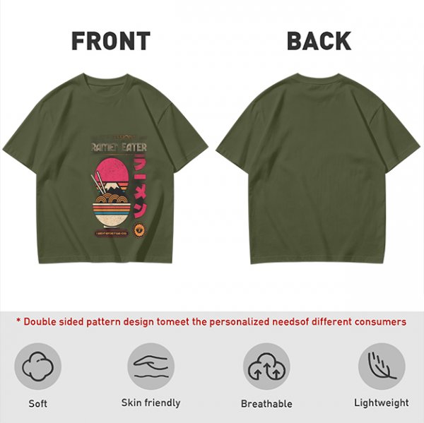 Professional Ramen Eater Retro Graphic T-Shirt Design