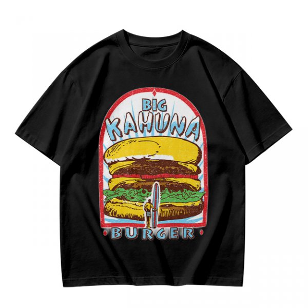 Olive T-Shirt with Big Kahuna Burger Graphic Print