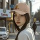Black Baseball Cap With Cute Duck Holding Coffee Quackfeine Print