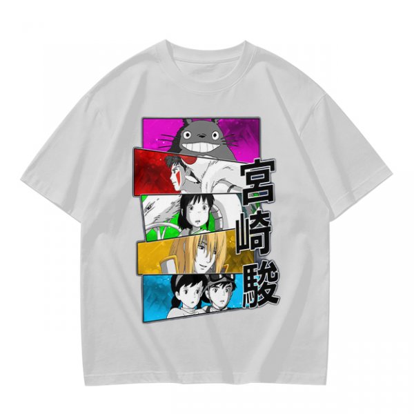 Studio Ghibli Anime Characters Graphic T-Shirt