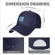 Black Baseball Cap With Underwater Pac-Man Graphic Print