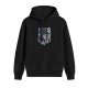 Black Attack on Titan Survey Corps Crest Graphic Hoodie