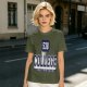Olive College Graphic T-Shirt with 538 Print Design