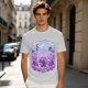 Olive T-shirt with Luffy Gear 5 Sun God Nika Anime Graphic Print