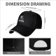Black baseball cap with panda graphic and 'Sleep is for the dead' text