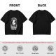 Olive t-shirt with Wednesday Addams 'I Like People Far Away From Me' print