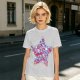 Olive T-Shirt With Patriotic Star Fast Food Print