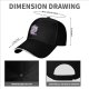 Black baseball cap with funny unicorn cut you into pieces graphic