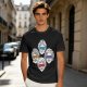 Olive T-Shirt With Golden Girls Ninja Turtle Masks Graphic
