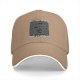 Black baseball cap with Sayama Hills Forest Spirits graphic print