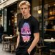Olive T-Shirt With Fantasy Silhouette Group Art Print