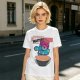 Olive T-Shirt With Cartoon Monster Cereal Bowl Graphic And Eternal Masters Text